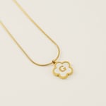 Gold color / 1 Piece Simple Series Daily Letter G Stainless Steel  Gold Color Shell Women's Pendant Necklaces Picture7